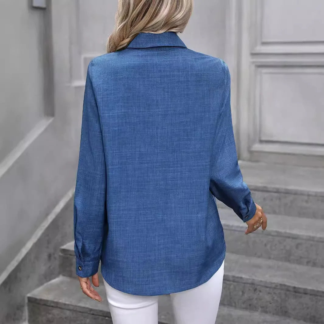 Fashion Casual Blouse Women Streetwear Spring Autumn Clothing Long Sleeve Tops Camisas Mujer Loose Blouses Shirt Woman Blusas
