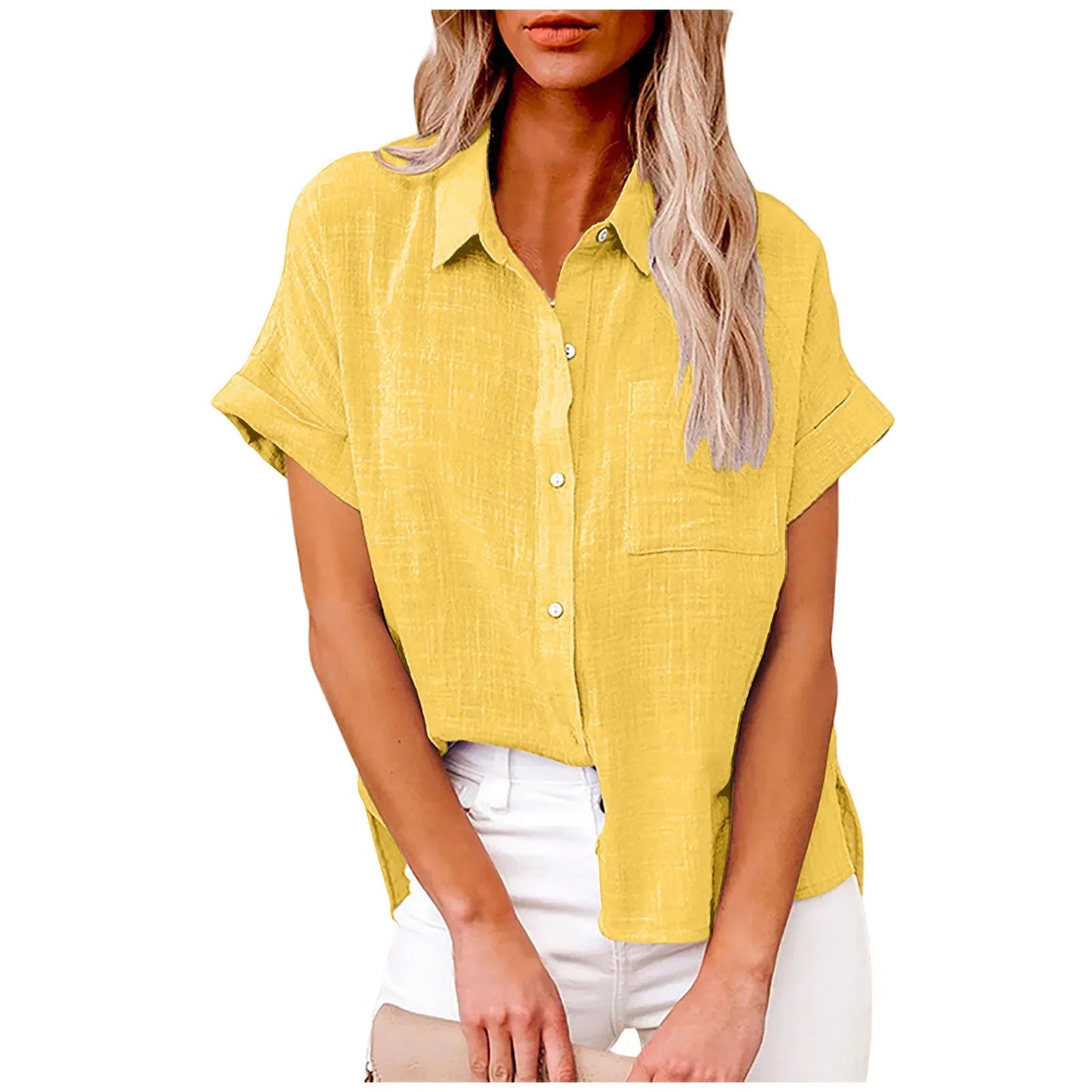 Short Sleeve Tops Tee Women Blusas Summer Loose Ladies T-Shirts Cotton Linen Blouse Woman Clothing Casual T Shirt Camisas Mujer