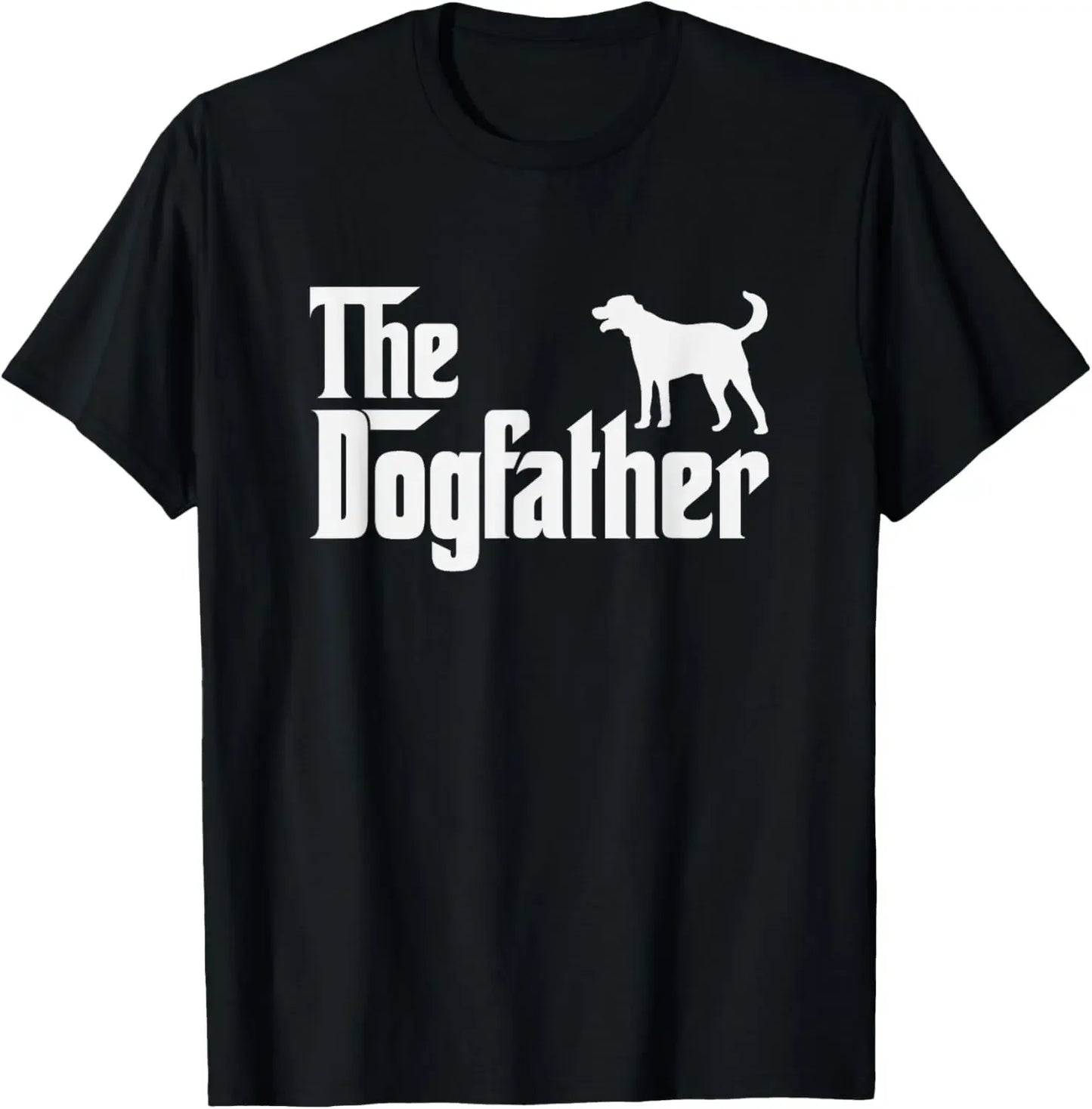 lab pointer DogFather Funny Dog Dad T-Shirt,Quality short sleeves