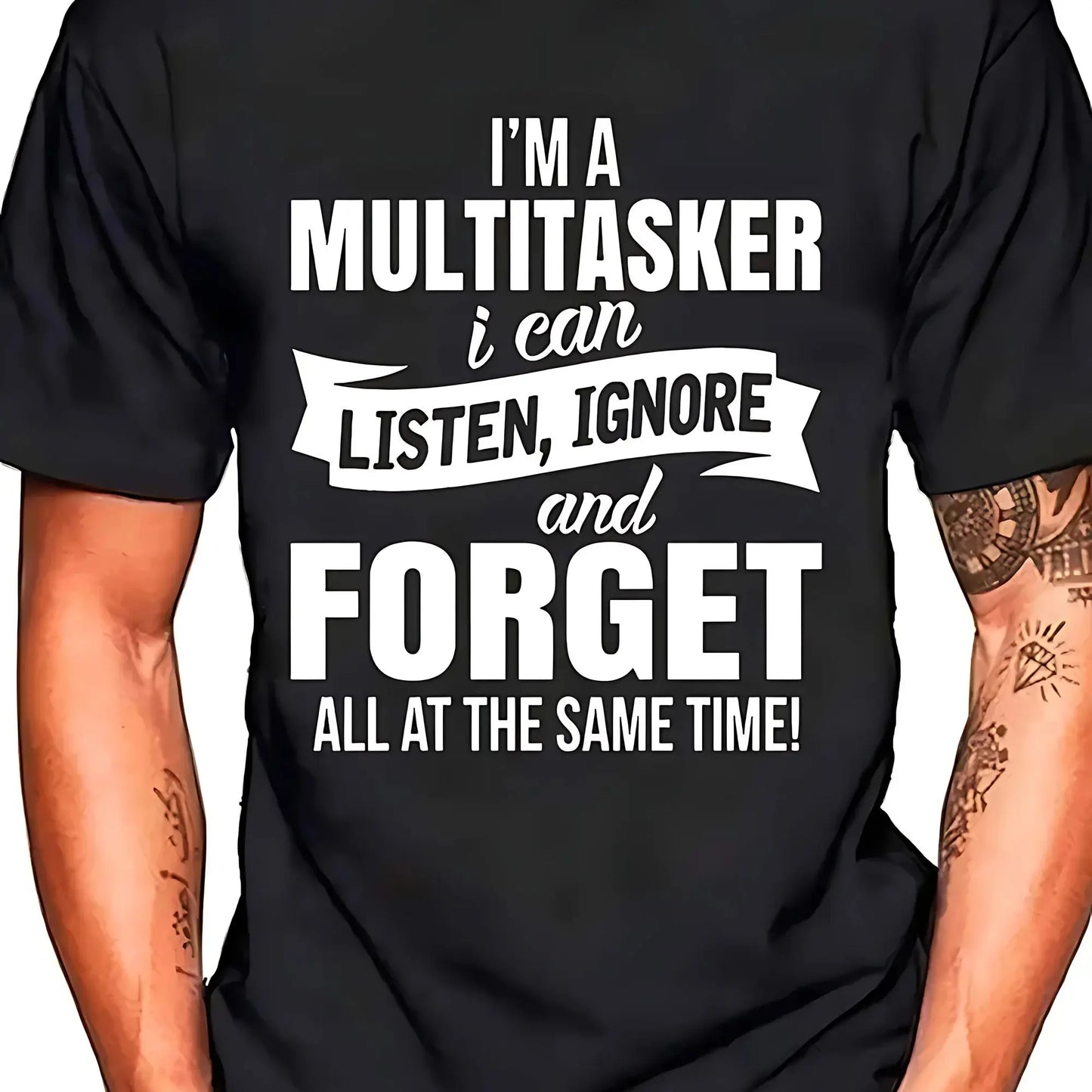 I Am a Versatile Graphic T-Shirt Featuring a Humorous Man T-Shirt S-3XL Birthday T-Shirt Funny Gifts for Men lwf 180g