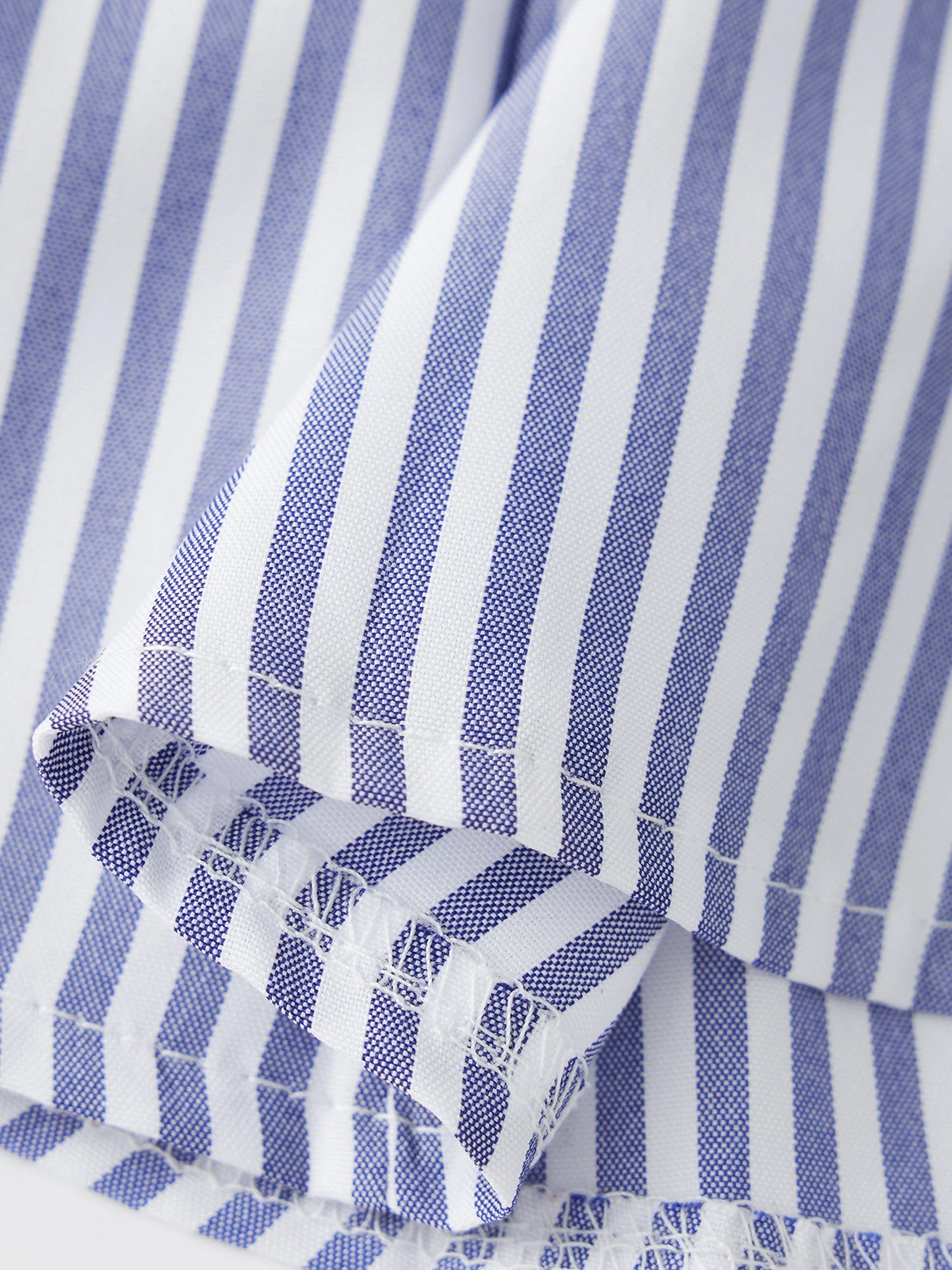 Striped Plaid Print Button Down Shirt with Short Sleeves - Stylish and Casual Top for Women s Streetwear Fashion Collection