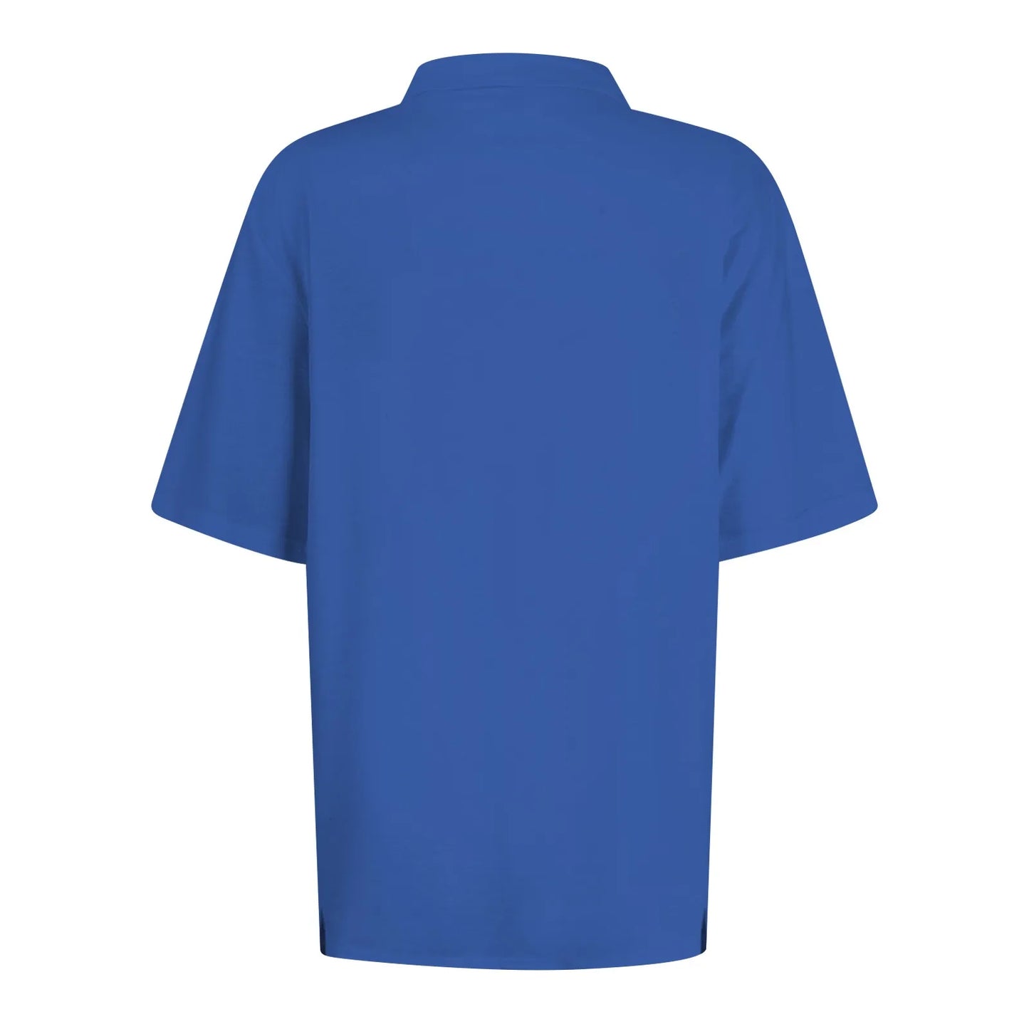 Women's casual button short-sleeved top solid color lapel polo shirt refreshing and breathable summer daily commuting clothes