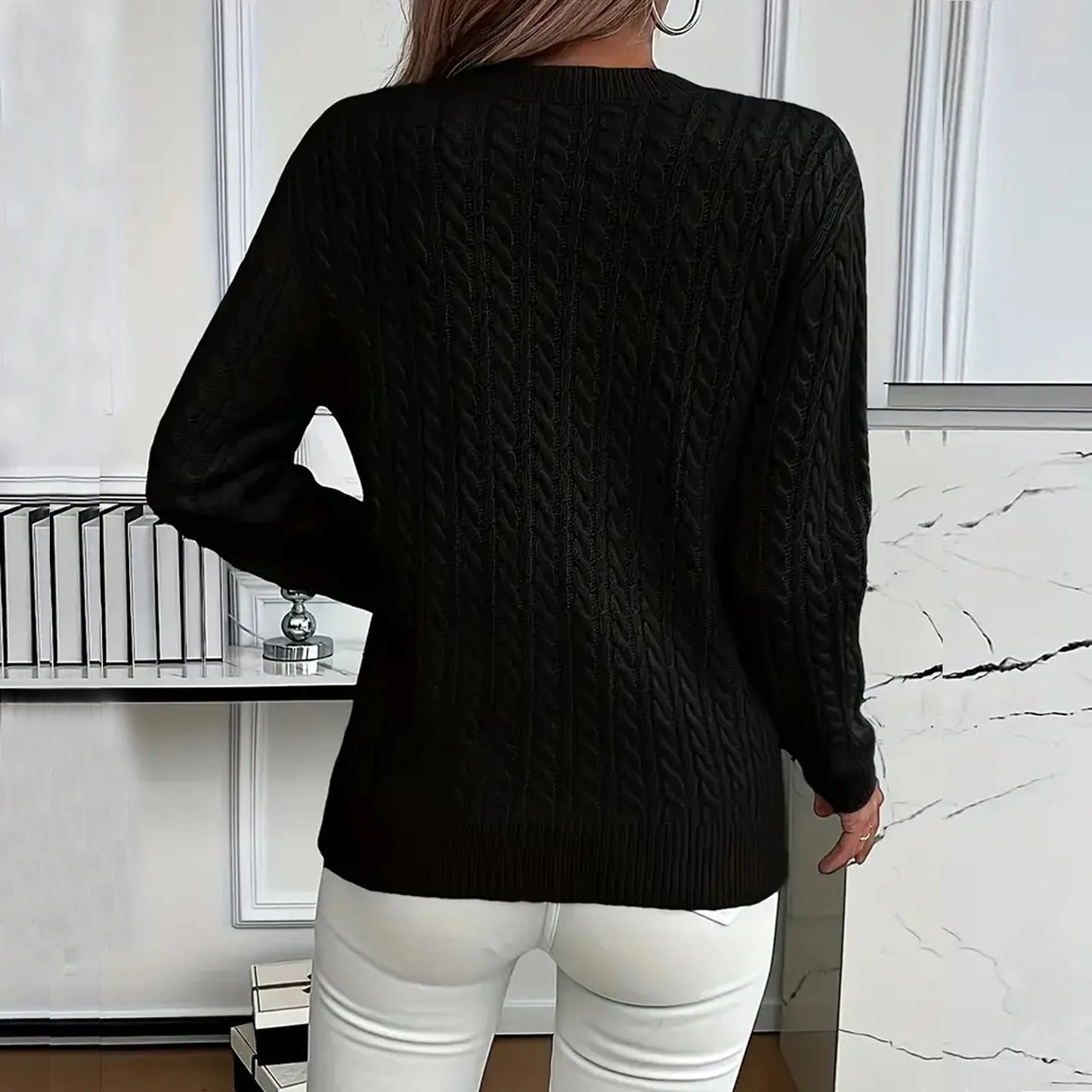 Womens Sweaters Long Sleeve Fall Soft Lightweight Knit Loose Sweater Tops Ropa De Mujer Winter Clothes Woman Sweater For Woman