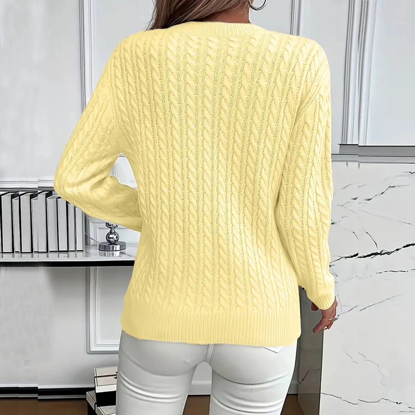 Womens Sweaters Long Sleeve Fall Soft Lightweight Knit Loose Sweater Tops Ropa De Mujer Winter Clothes Woman Sweater For Woman