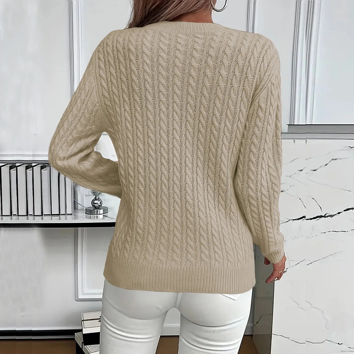 Womens Sweaters Long Sleeve Fall Soft Lightweight Knit Loose Sweater Tops Ropa De Mujer Winter Clothes Woman Sweater For Woman