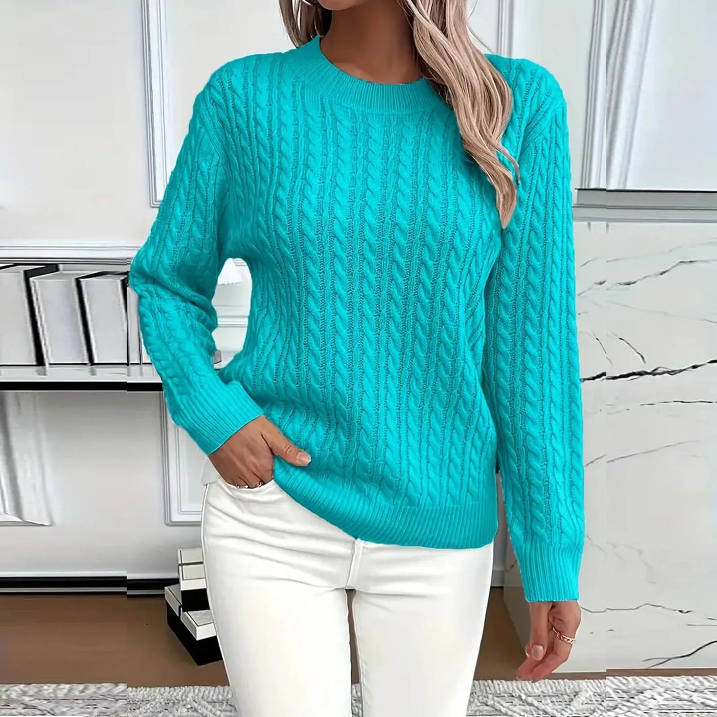 Womens Sweaters Long Sleeve Fall Soft Lightweight Knit Loose Sweater Tops Ropa De Mujer Winter Clothes Woman Sweater For Woman