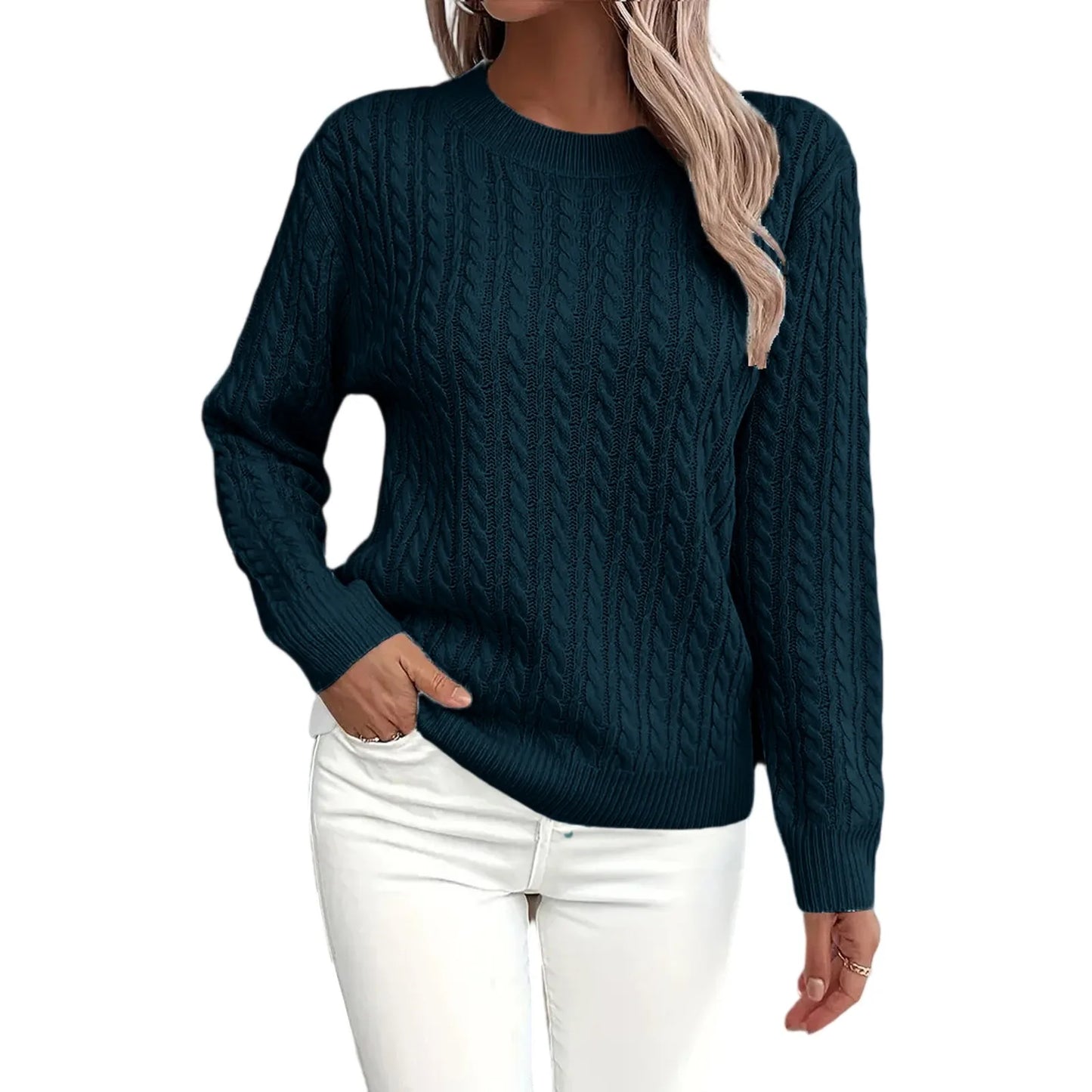Womens Sweaters Long Sleeve Fall Soft Lightweight Knit Loose Sweater Tops Ropa De Mujer Winter Clothes Woman Sweater For Woman