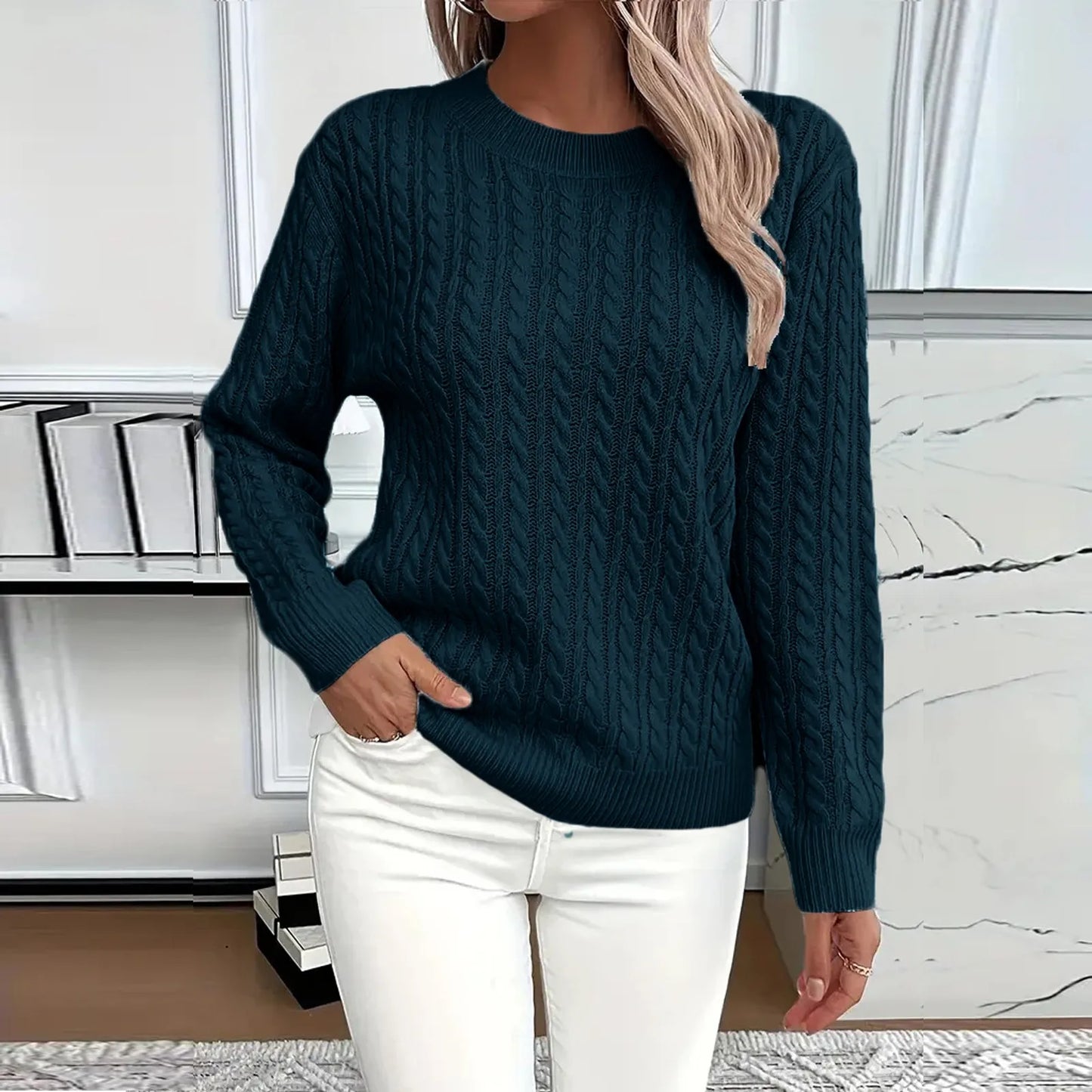 Womens Sweaters Long Sleeve Fall Soft Lightweight Knit Loose Sweater Tops Ropa De Mujer Winter Clothes Woman Sweater For Woman