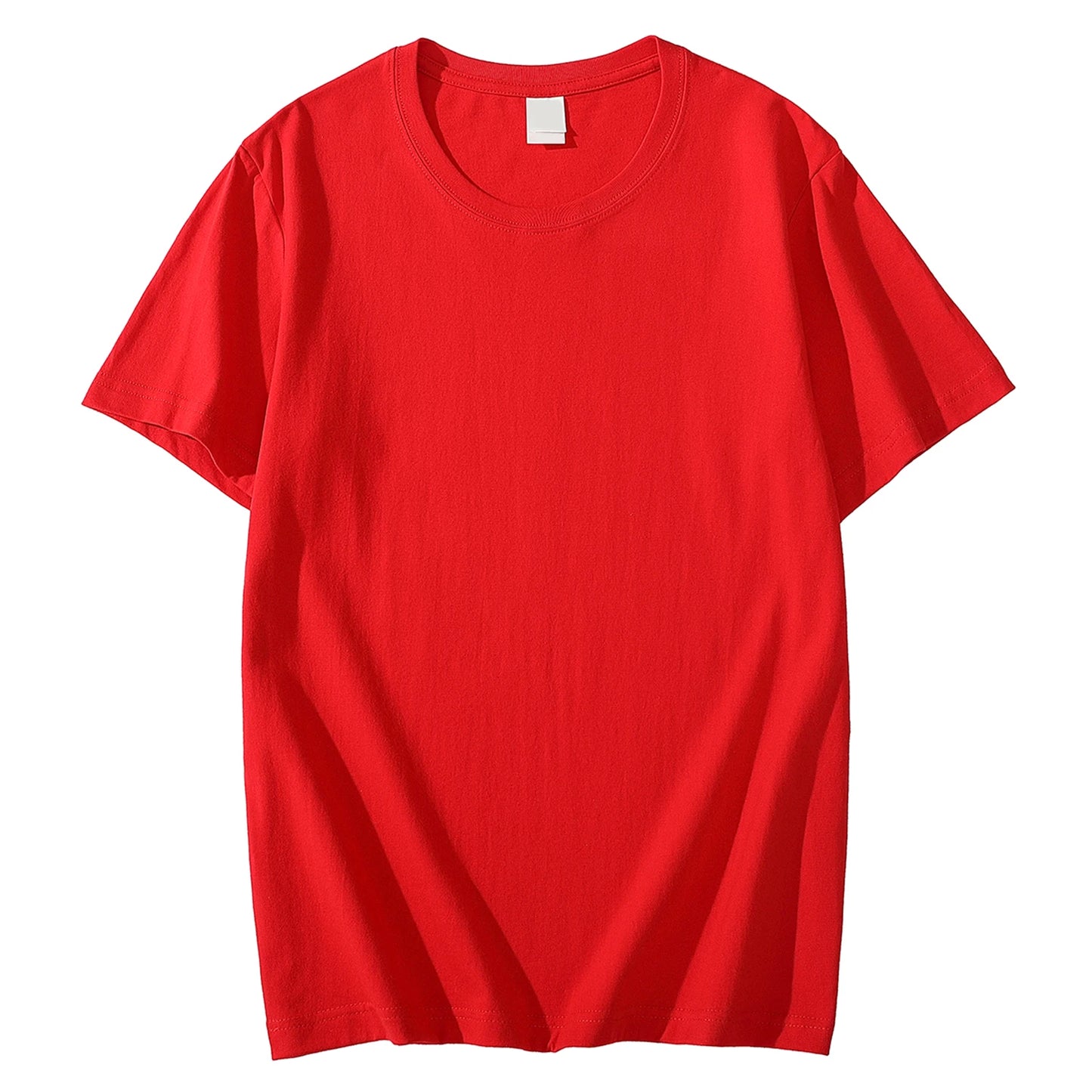 Solid Color T-shirt 8 Colors 2025 New Short Sleeve Men's/Women's Heavy Pound 220g Cotton White Crewneck Loose Top S-4XL