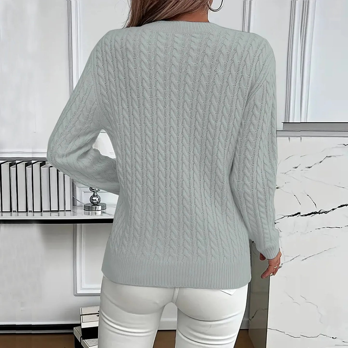 Womens Sweaters Long Sleeve Fall Soft Lightweight Knit Loose Sweater Tops Ropa De Mujer Winter Clothes Woman Sweater For Woman