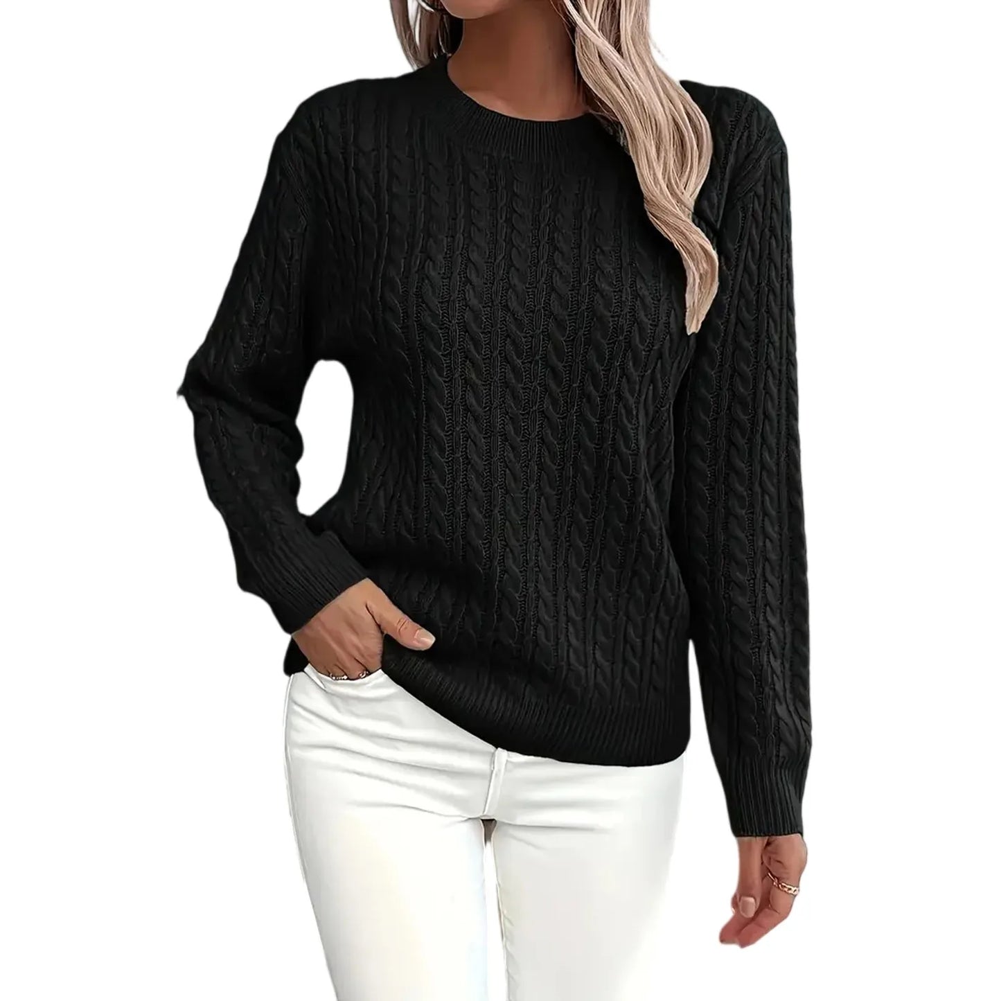 Womens Sweaters Long Sleeve Fall Soft Lightweight Knit Loose Sweater Tops Ropa De Mujer Winter Clothes Woman Sweater For Woman