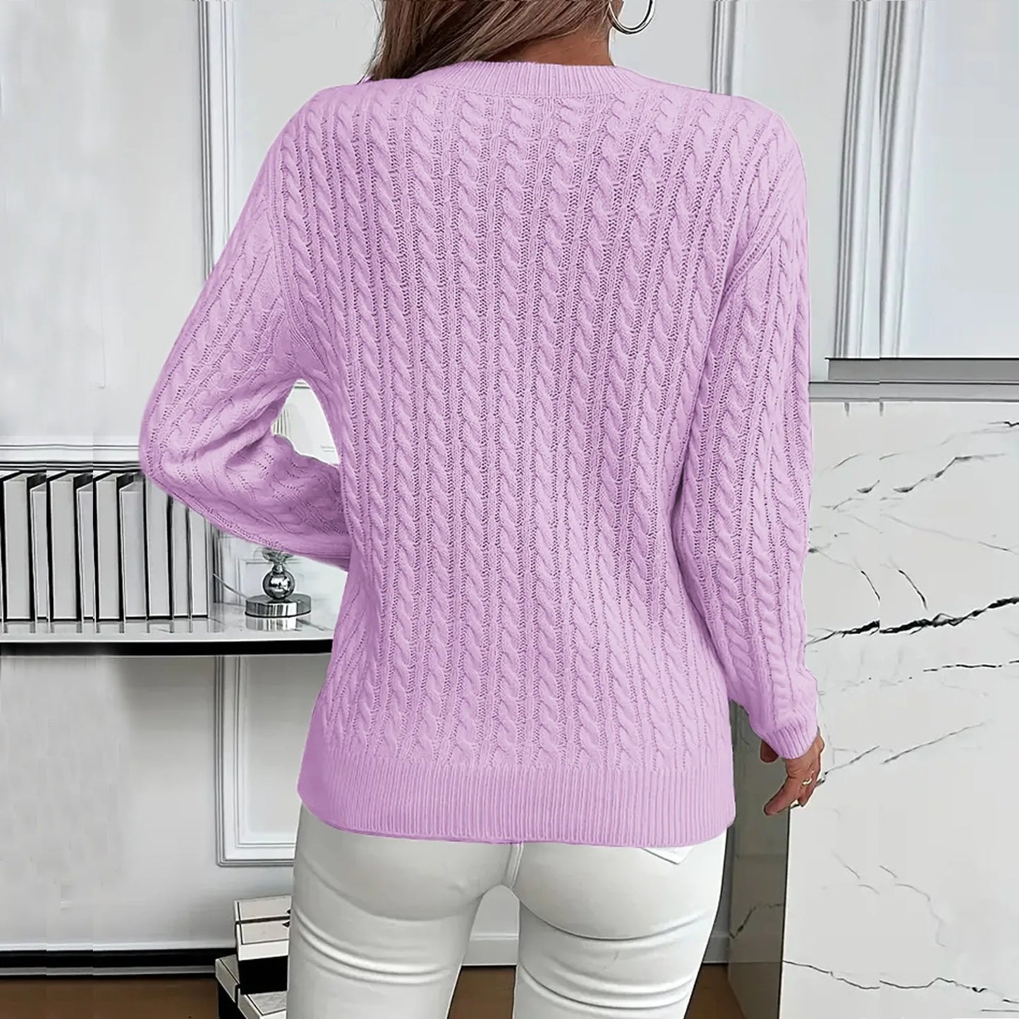 Womens Sweaters Long Sleeve Fall Soft Lightweight Knit Loose Sweater Tops Ropa De Mujer Winter Clothes Woman Sweater For Woman
