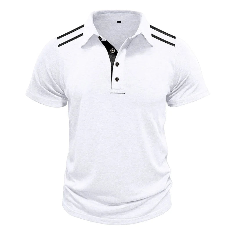 Men s Striped Short Sleeve Button Down Shirt Casual Summer Top for Everyday Streetwear and Daily Wear