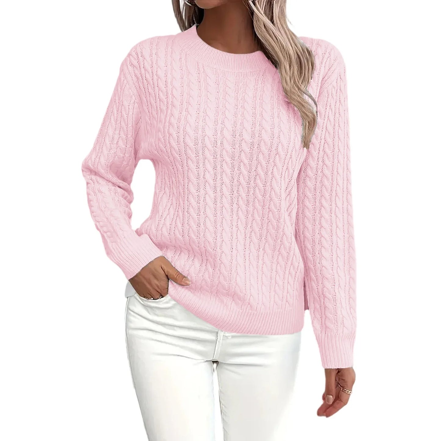Womens Sweaters Long Sleeve Fall Soft Lightweight Knit Loose Sweater Tops Ropa De Mujer Winter Clothes Woman Sweater For Woman