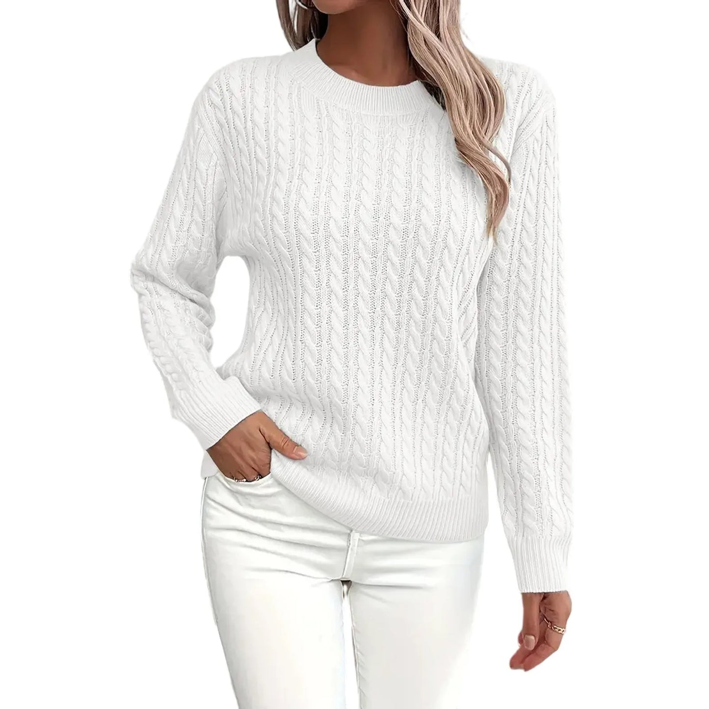 Womens Sweaters Long Sleeve Fall Soft Lightweight Knit Loose Sweater Tops Ropa De Mujer Winter Clothes Woman Sweater For Woman