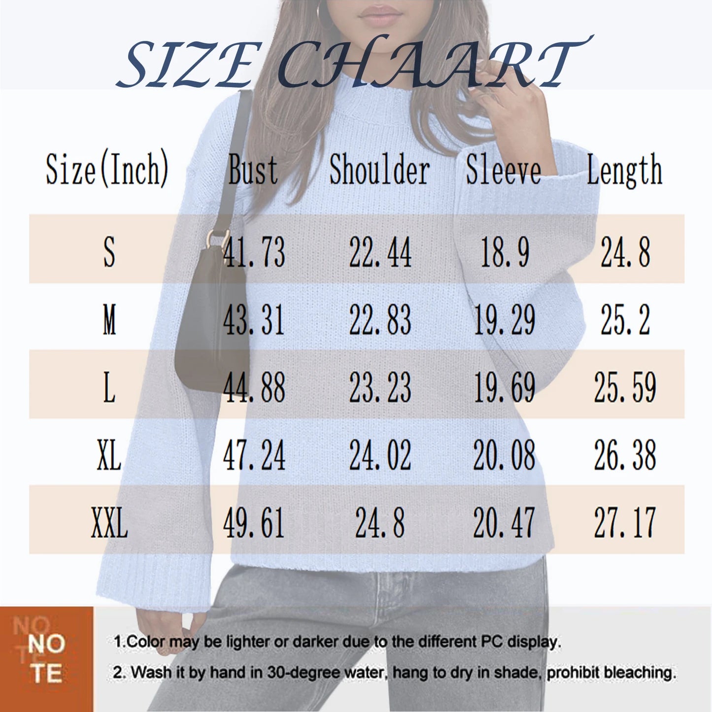 Womens Loose Round Neck Solid Color Bell Sleeve Long Sleeve Knitted Sweater Top Ropa De Mujer Sweater De Mujer Pull Femme