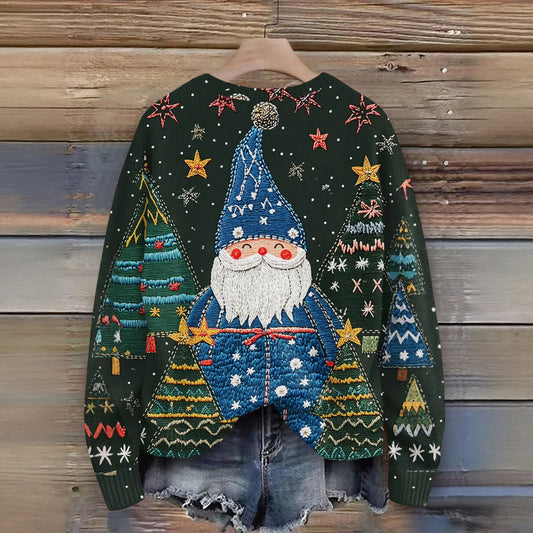 Women'S Christmas Sweater Cute Fun Christmas Sweater Fall And Winter Long Sleeve Knitted Sweater Pulls Femmes Woman Clothes