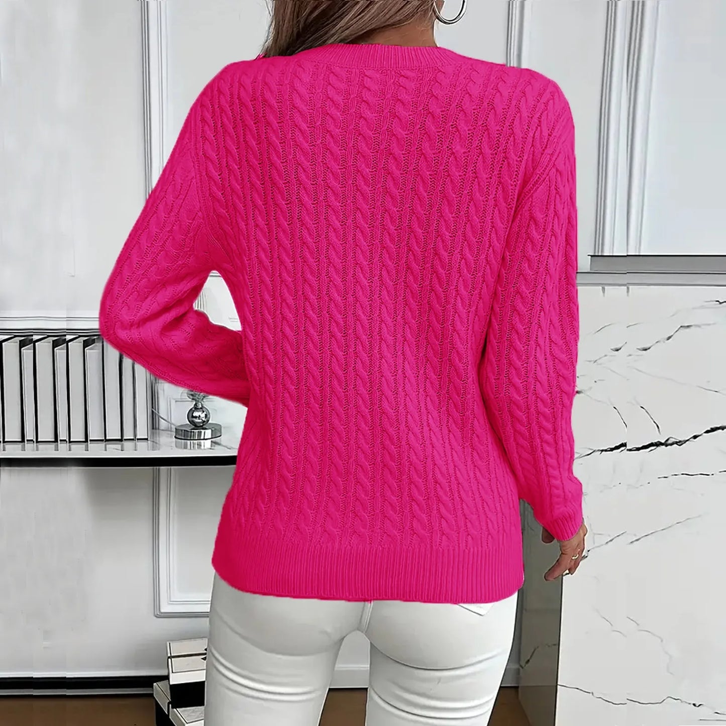 Womens Sweaters Long Sleeve Fall Soft Lightweight Knit Loose Sweater Tops Ropa De Mujer Winter Clothes Woman Sweater For Woman